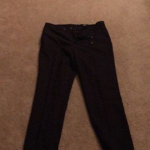 Black slim fit pants